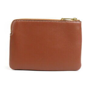 Celine Triomphe Cuir Wallet Brown leather
